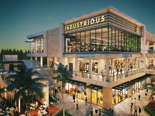 Industrious Esplanade at Aventura lies north of Miami.