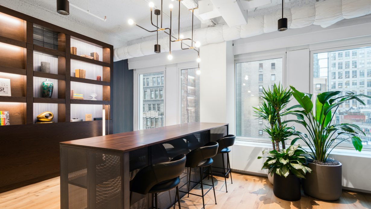 There’s plenty of natural light, which can help reduce eyestrain.