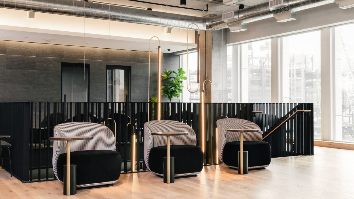 A comfortable spot for when members want a change of scene.