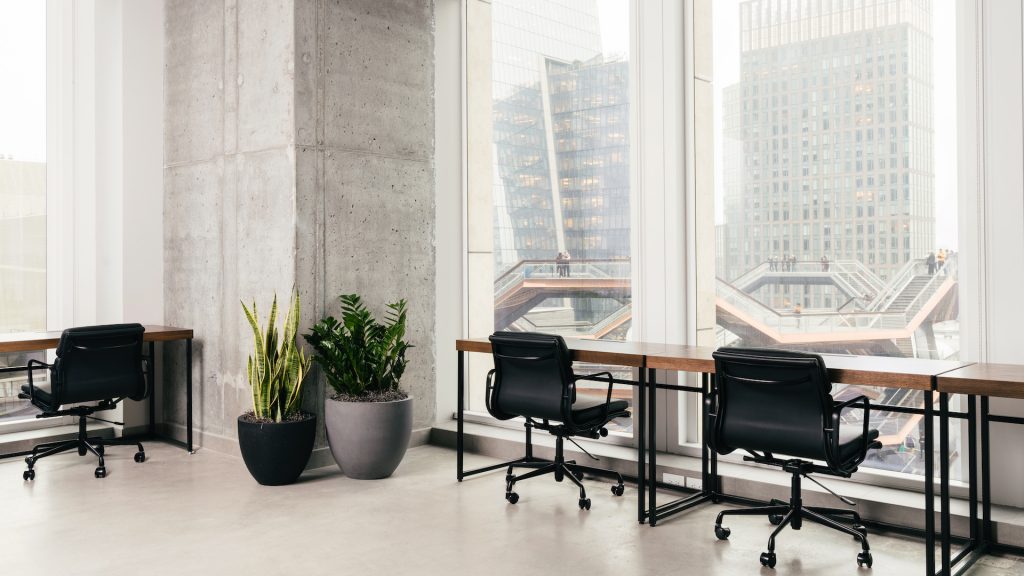 Inside one of the private office at Industrious at Equinox.||||||||Bonnie Lee||||||