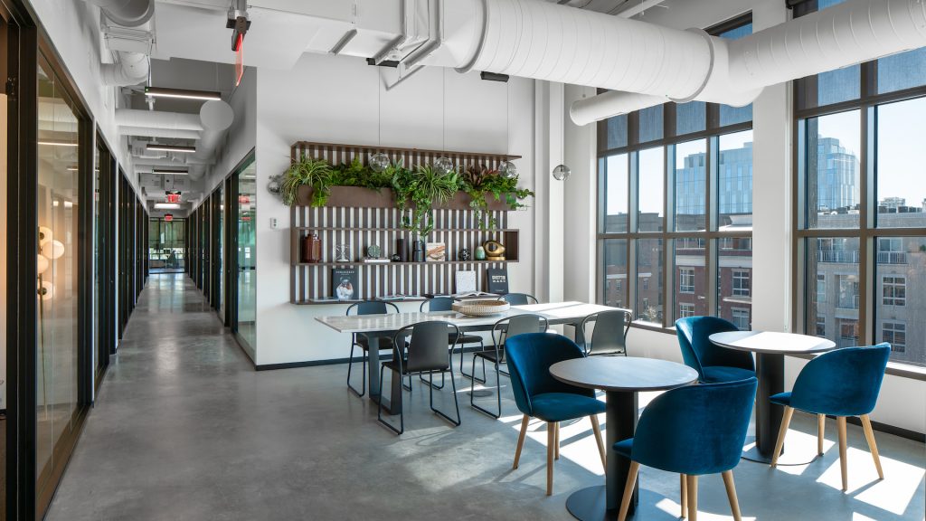 Inside Columbus’ Industrious The Sutton.||||||||||||||||