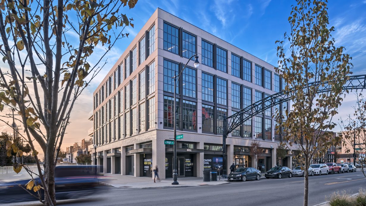 Industrious The Sutton has large windows that let in plenty of natural light.
