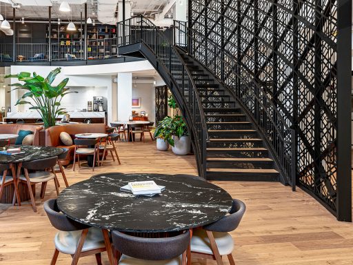 Inside Industrious Central Loop in Chicago.