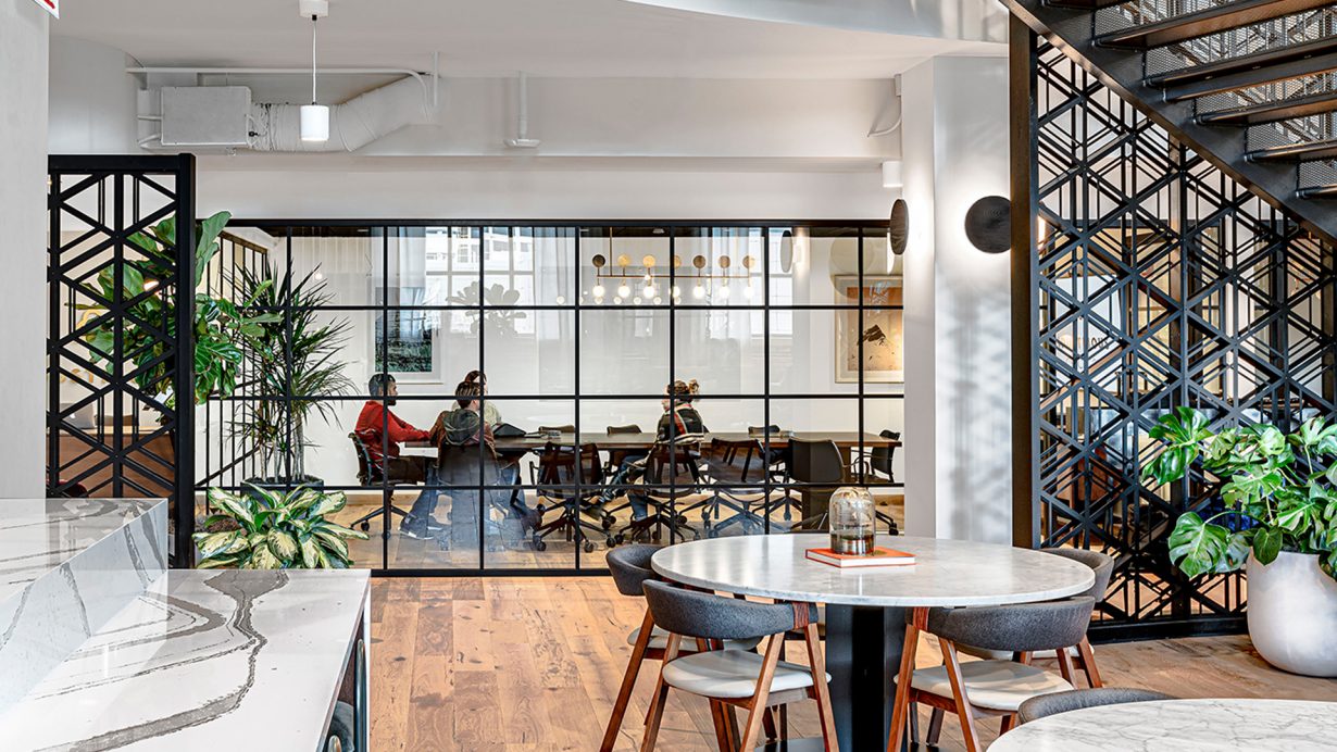 Common areas contain plenty of seating options.