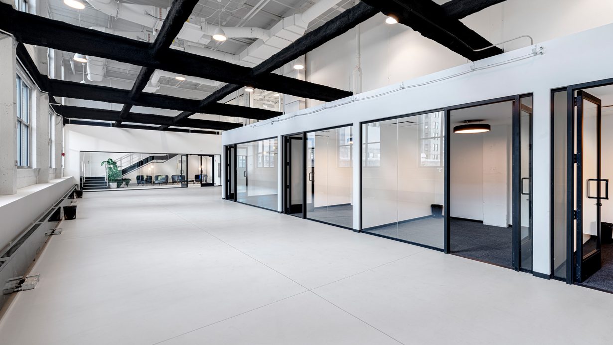 Private suites allow businesses to put their own stamp on their space.