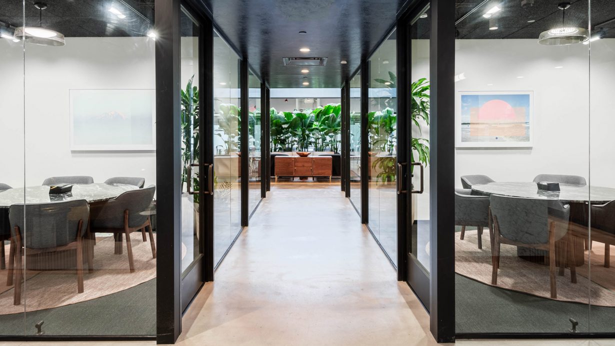 Industrious Short Hills has several conference rooms of different sizes available for meetings.