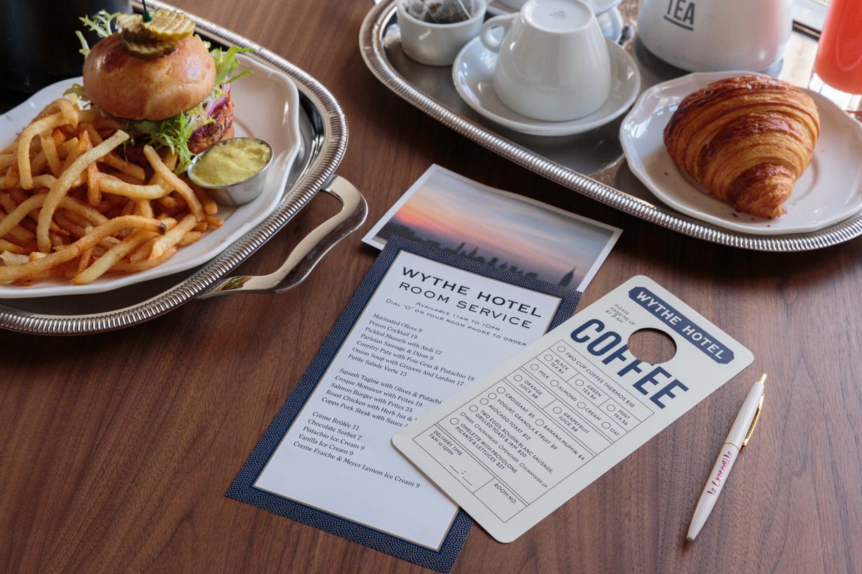 Members can order room service from the hotel’s brasserie, Le Crocodile.