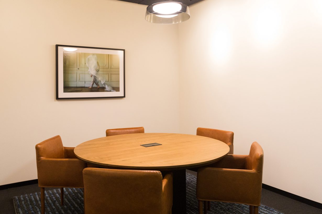 A perfect spot for heads-down work or a small team huddle.