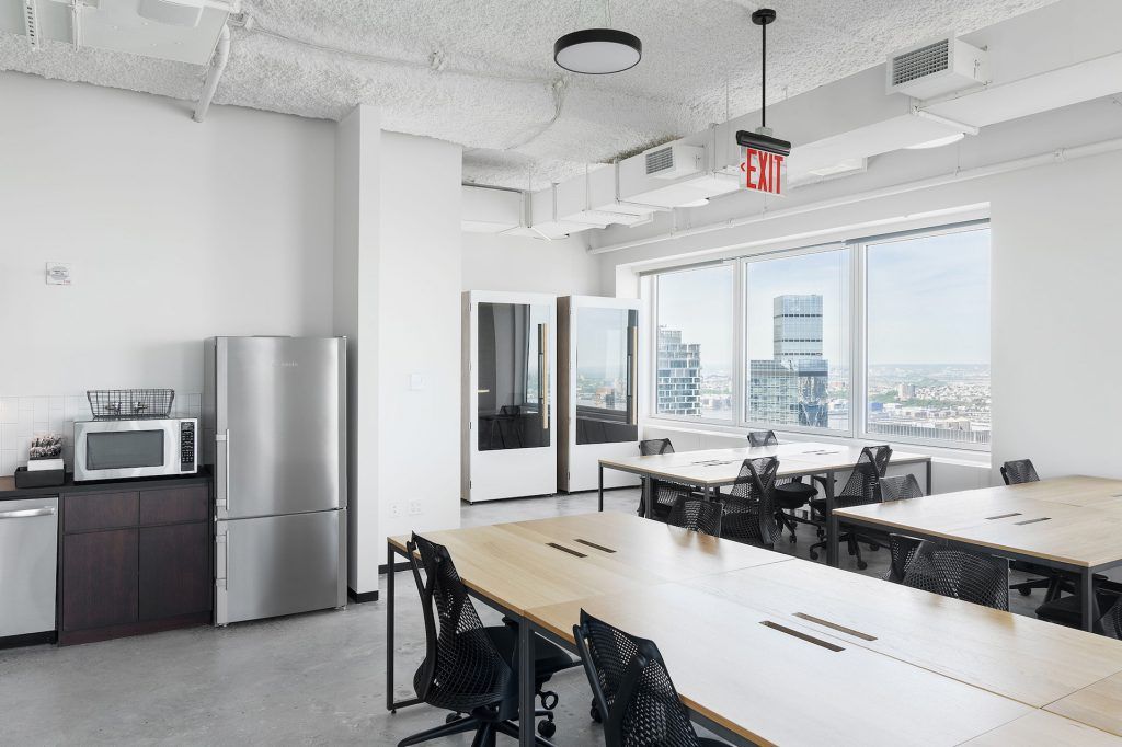 Private suites allow large teams to put a stamp on their space.