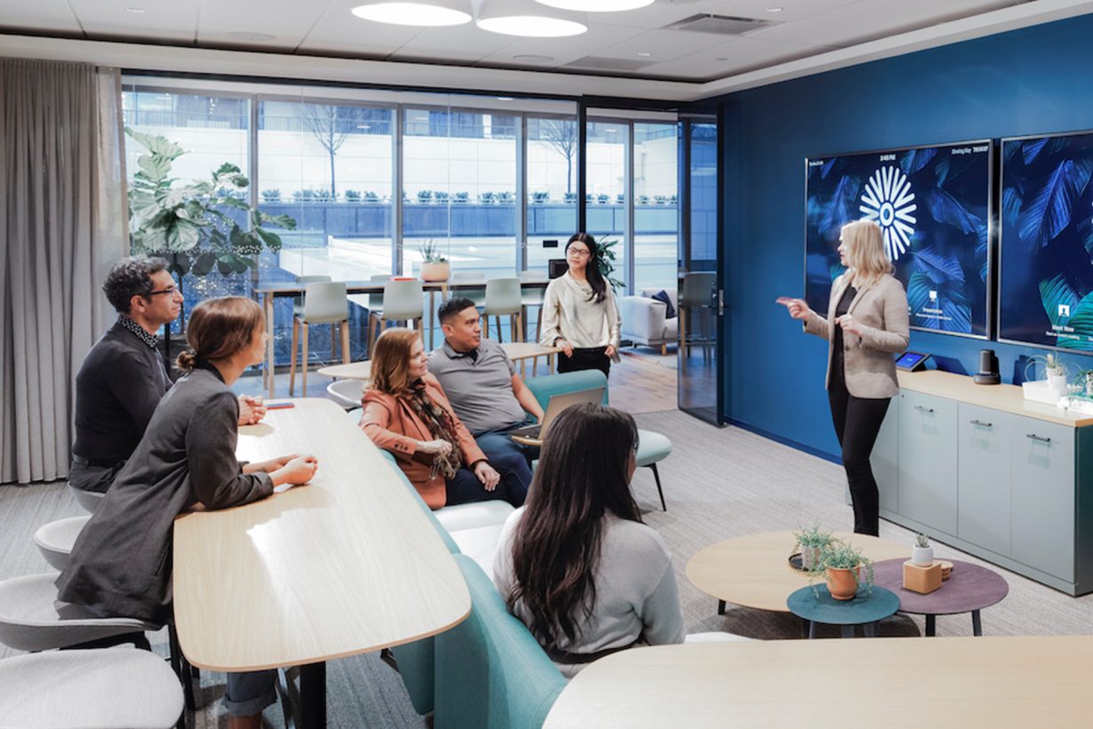 Switching to a core-flex workplace allowed this enterprise to almost half its square footage.