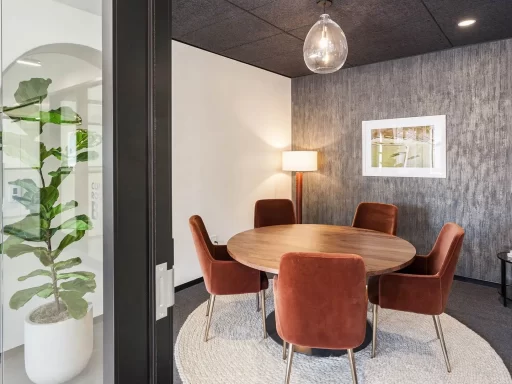 Coworking office space huddle room by Industrious